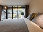 Bed and terrace